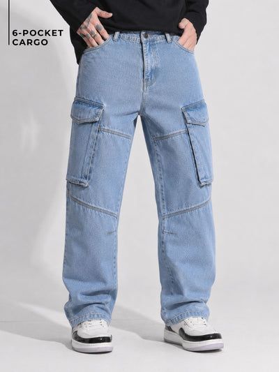 6-Pocket Cargo Jeans