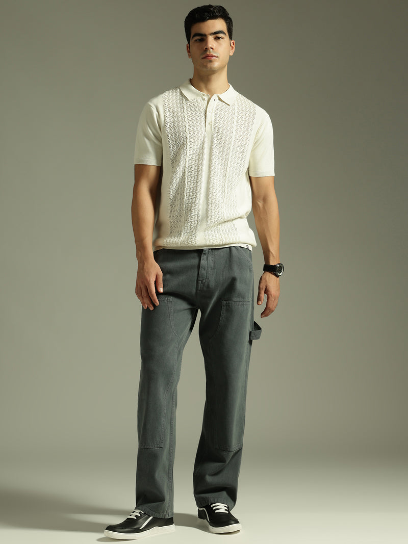 Dark Grey:  Baggy Fit Carpenter Jeans