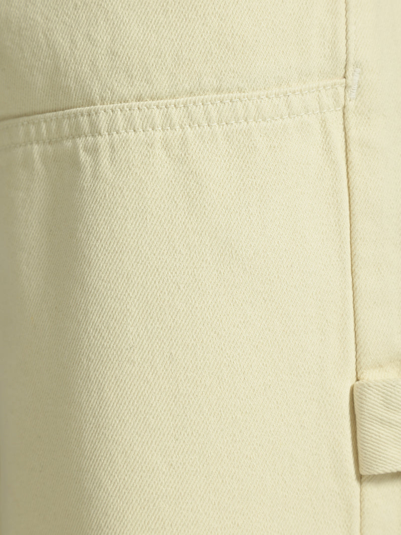 Off White: Baggy Fit Carpenter Jeans