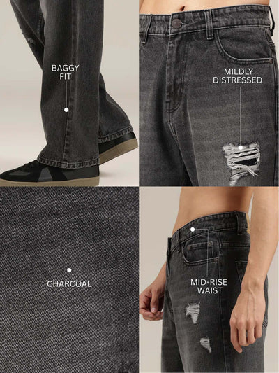 Gritty Distressed Baggy Fit