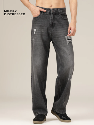 Gritty Distressed Baggy Fit
