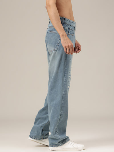 Baggy Fit Distressed Jeans