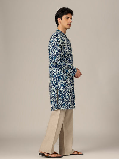 Abstract Printed  Kurta