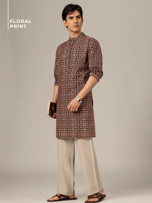Floral Printed  Kurta