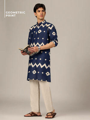 Geometric Printed Kurta
