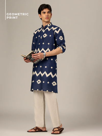 Geometric Printed Kurta