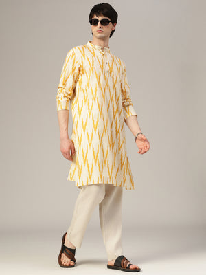 Ikat Printed Kurta
