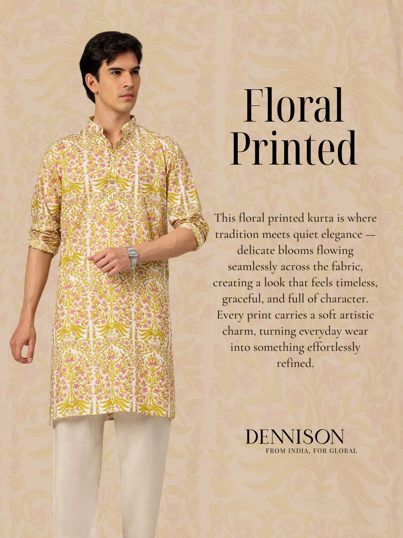 Floral Printed Kurta