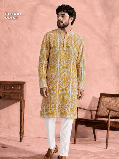 Floral Printed Kurta