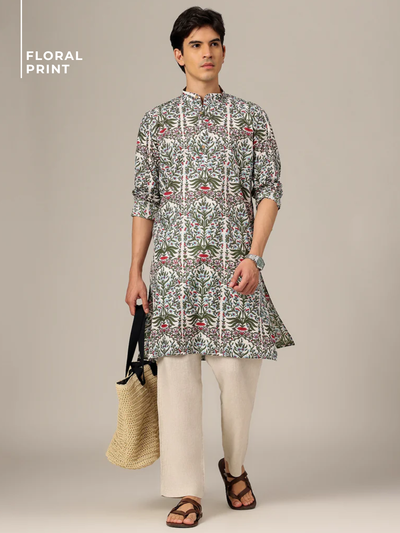 Floral Printed Kurta