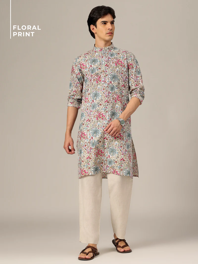 Mandarin Collar Kurta