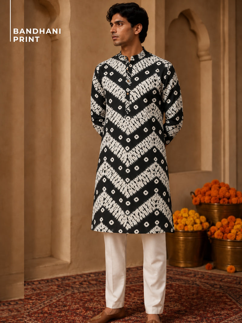 Bandhani Kurta