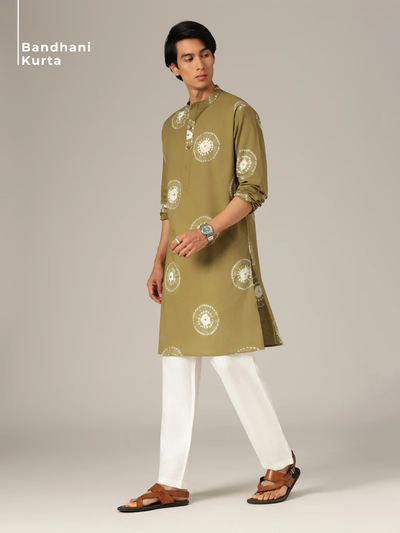 Bandhani Kurta