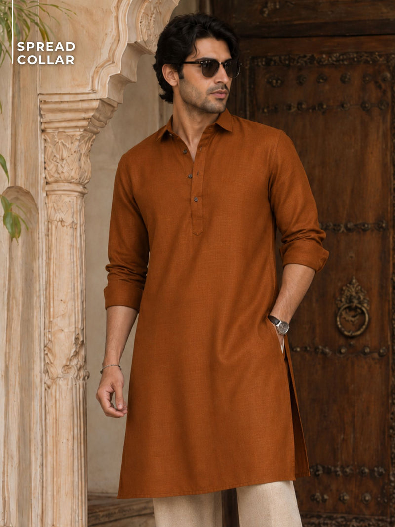 Spread Collar Kurta