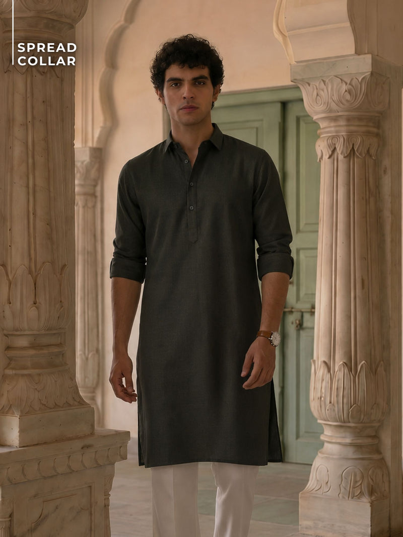 Spread Collar Kurta