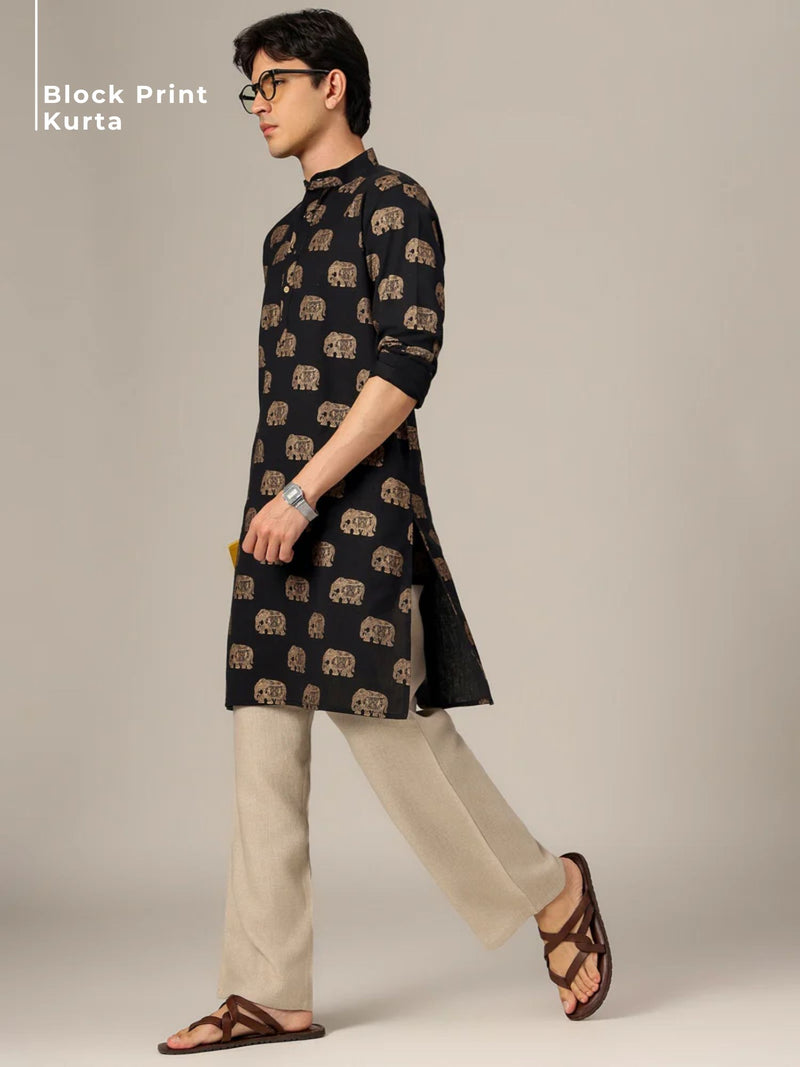 Ethnic Mandarin Collar Kurta