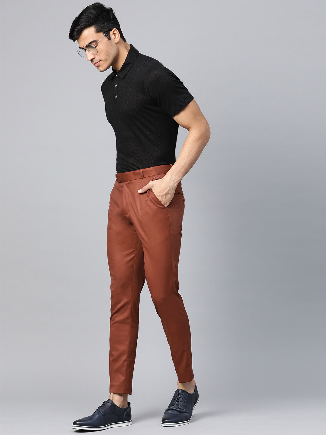 Easy Trousers Rust Brown by Raquel Allegra | Couverture & The Garbstore