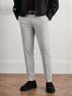 Grey Auto Fit Waist Trousers