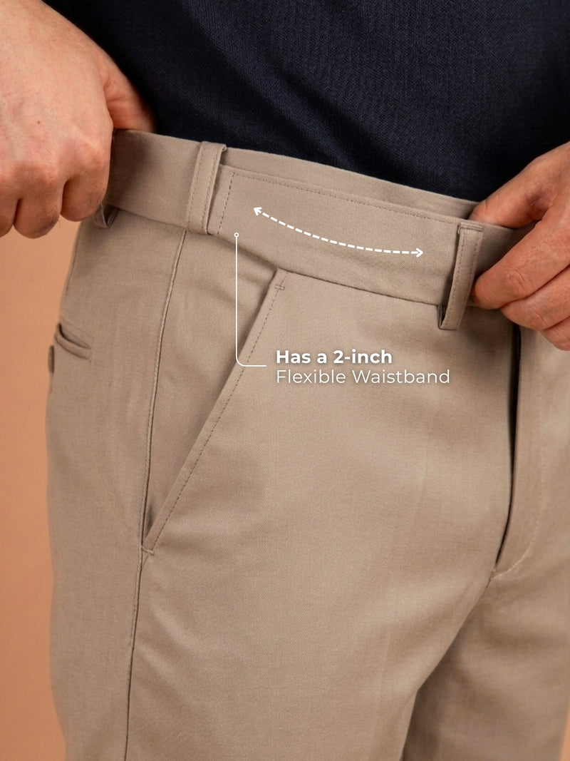 Flexi Waist Casual Trouser
