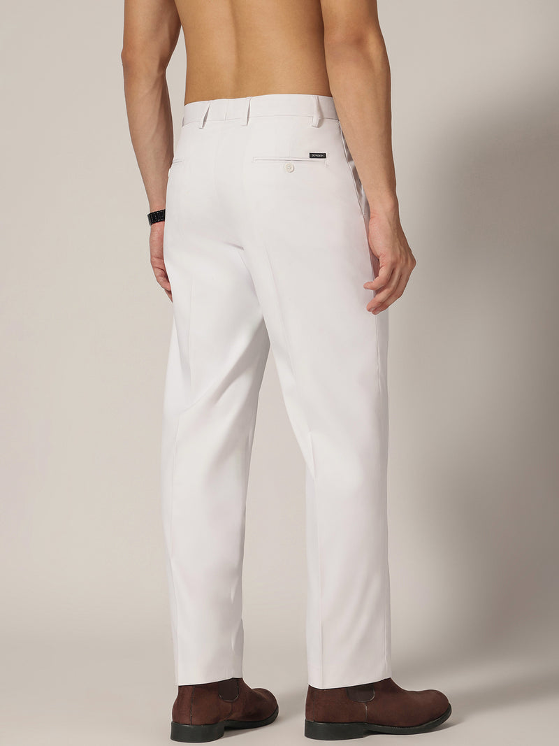 White: Korean Baggy Fit Trouser