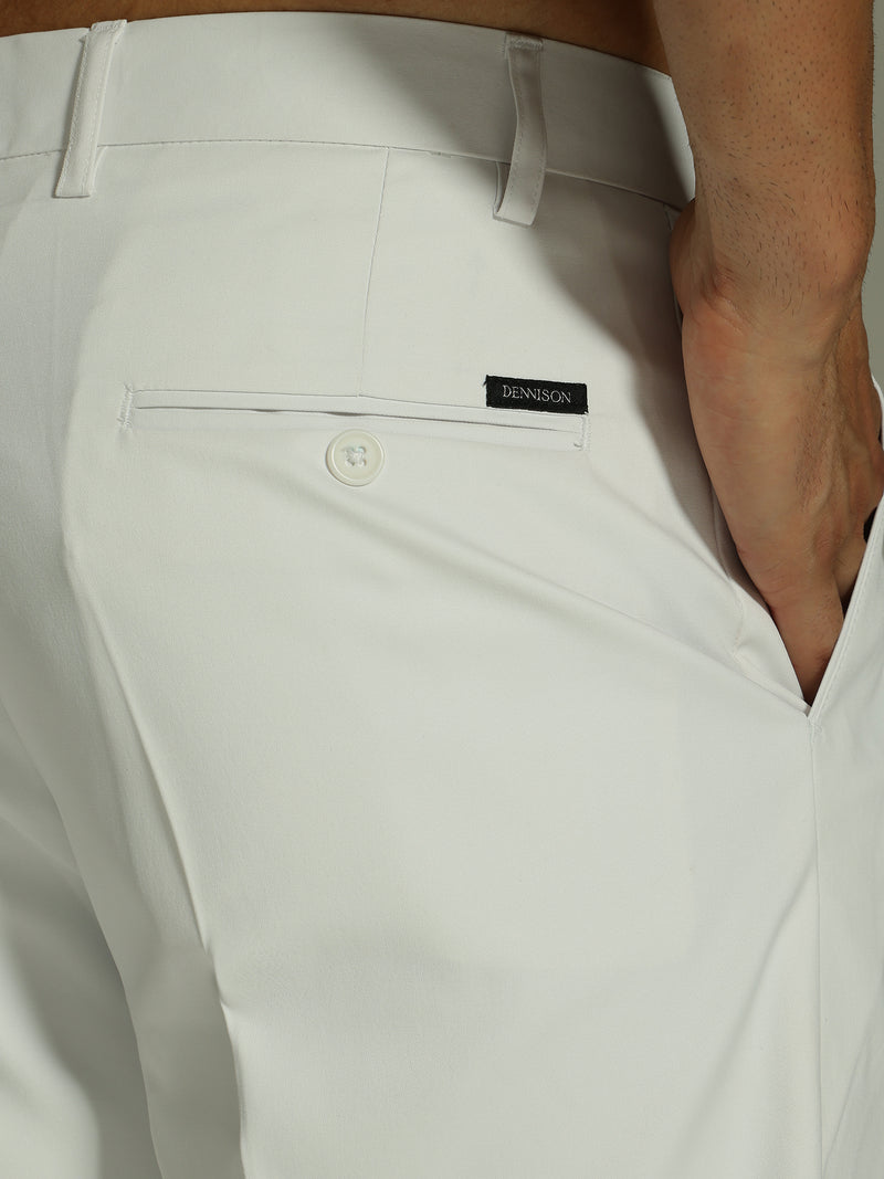 White: Korean Baggy Fit Trouser