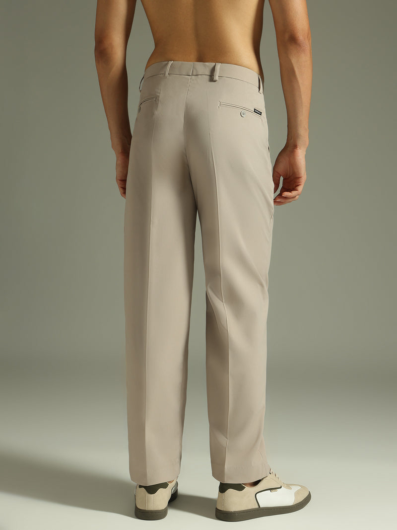 Oyster Grey: Korean Baggy Fit Trouser