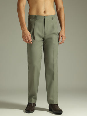 Green: Korean Baggy Fit Trouser