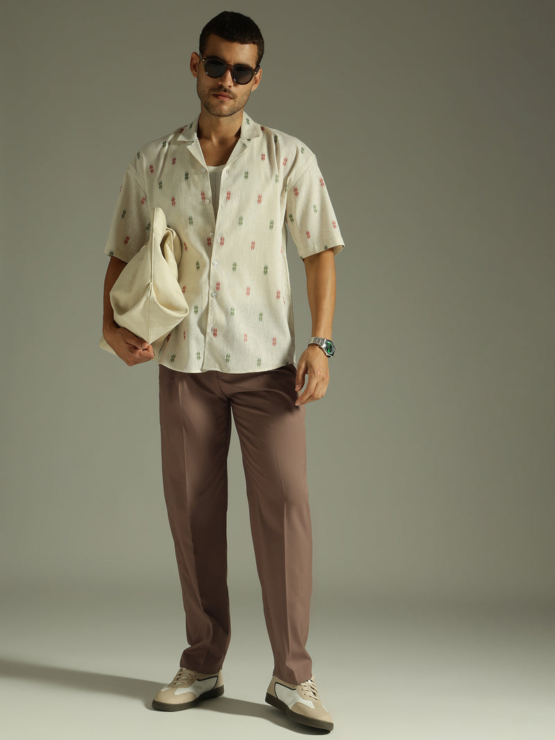 Brown: Korean Baggy Fit Trouser