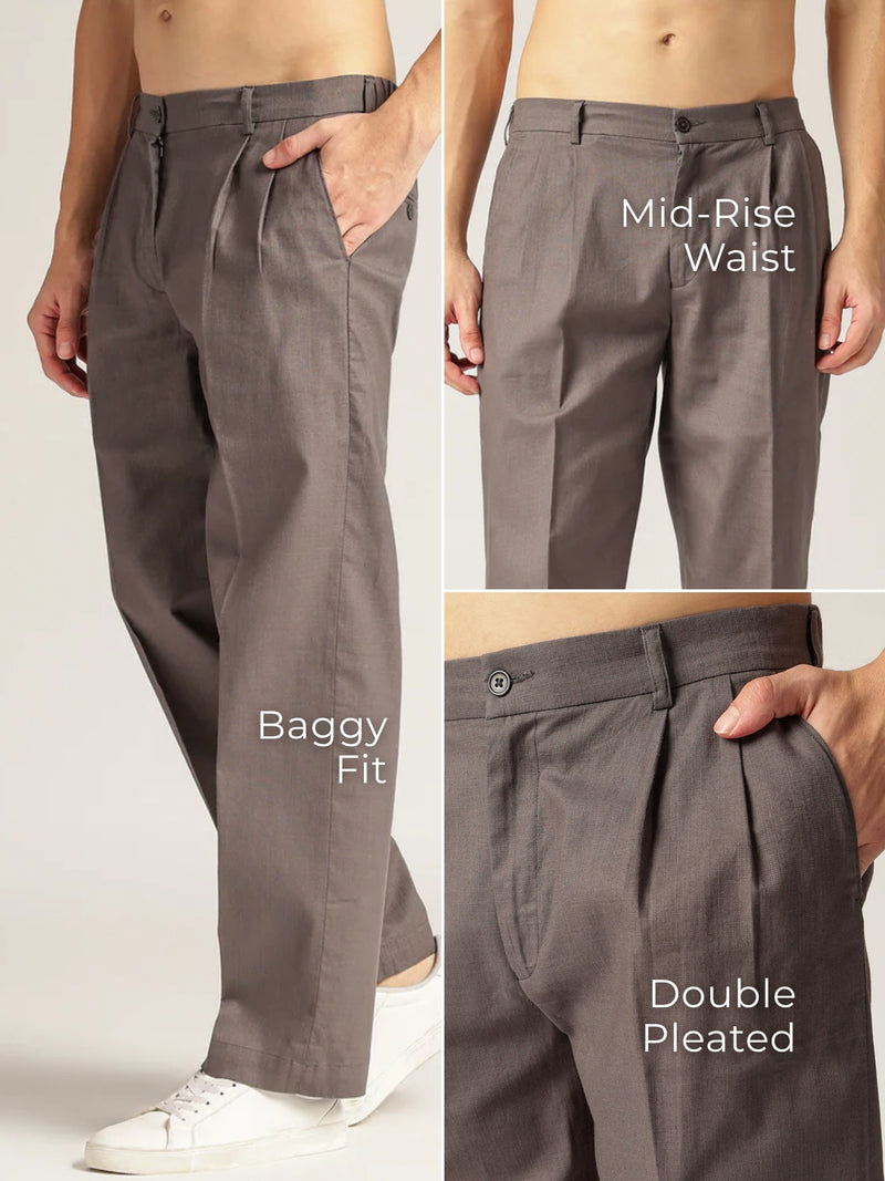 Textured Korean Trouser
