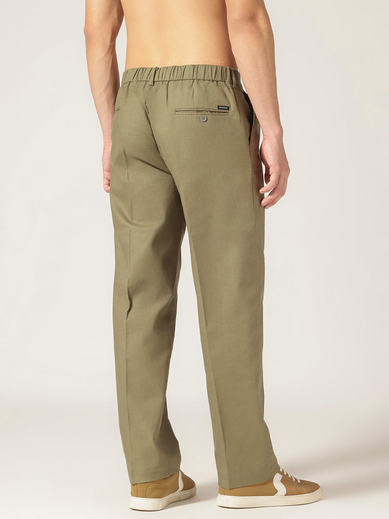 Mint: Textured Double Pleated Korean Baggy Fit Trouser