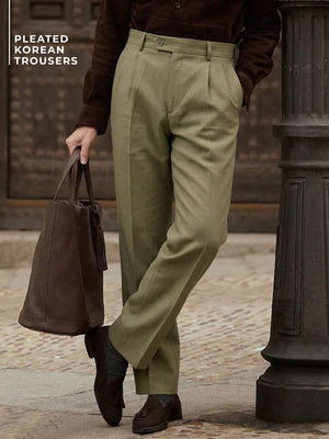 Textured Korean Trouser