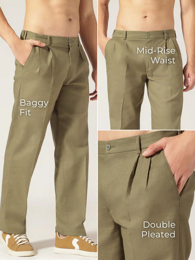 Textured Korean Trouser