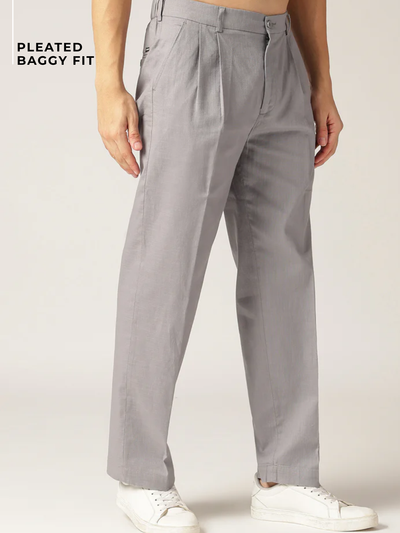 Textured Korean Trouser