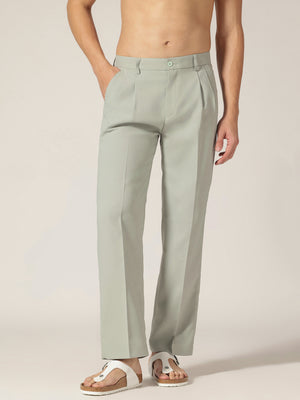 Mint Green: Korean Baggy Fit Trouser