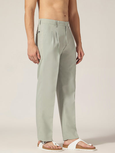 Mint Green: Korean Baggy Fit Trouser