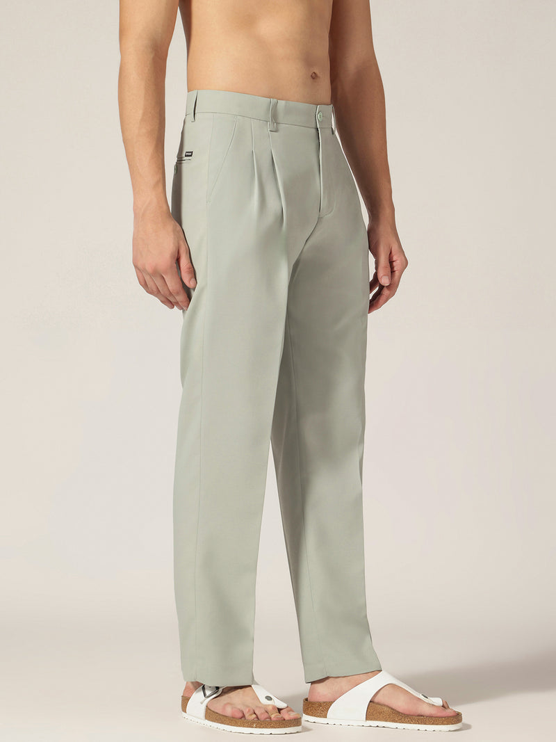 Mint Green: Korean Baggy Fit Trouser