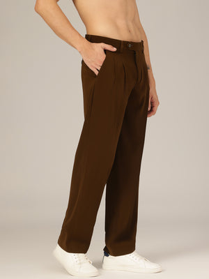 Korean Double Pleated Baggy Trouser