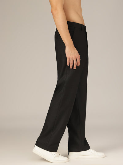 Charcoal: Korean Baggy Fit Casual Trouser