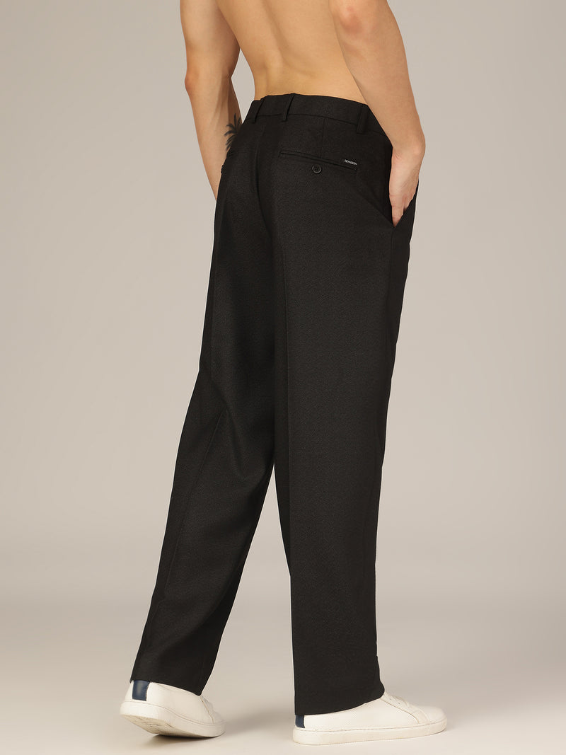 Charcoal: Korean Baggy Fit Casual Trouser