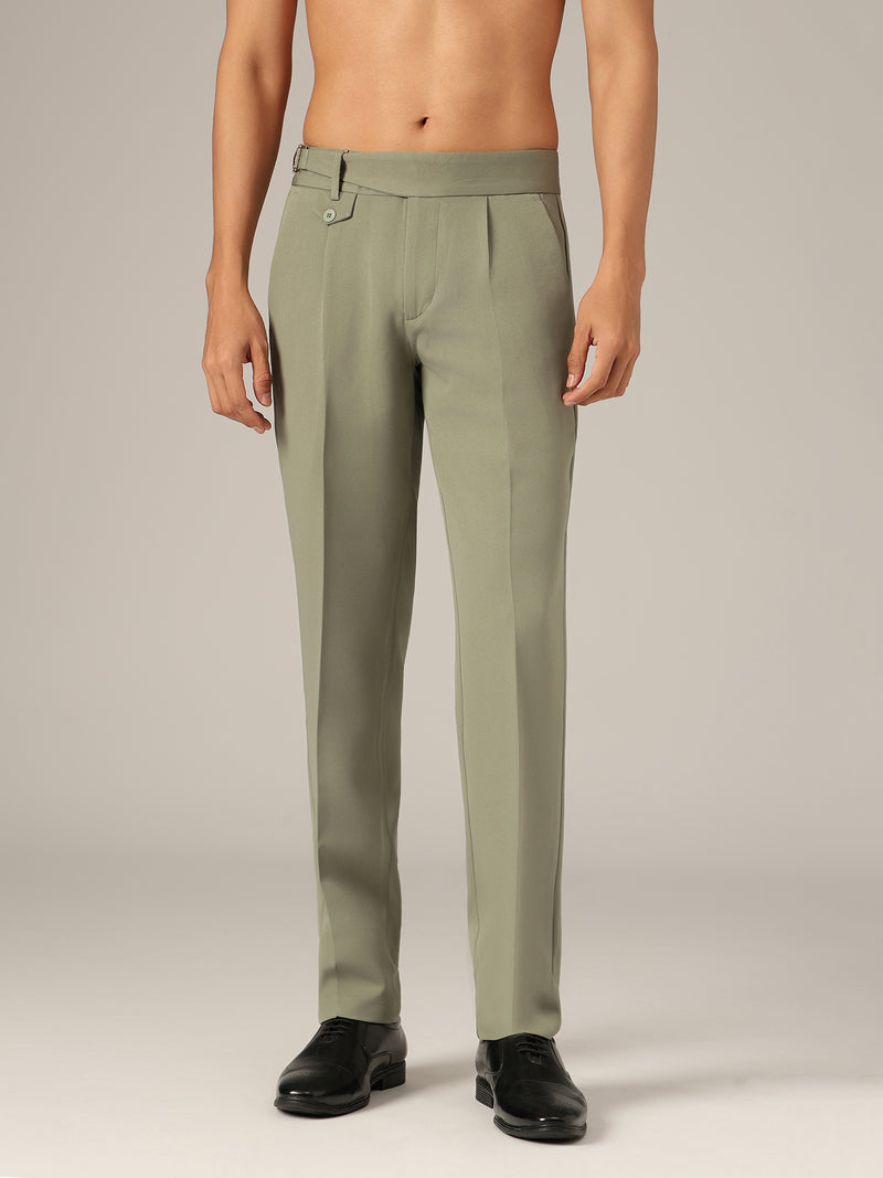 Green: Adjustable Fastening Gurkha Trouser