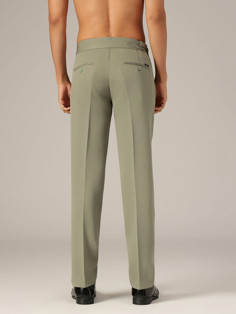 Green: Adjustable Fastening Gurkha Trouser