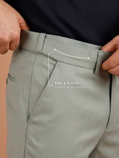 Flexi Waist Casual Trouser