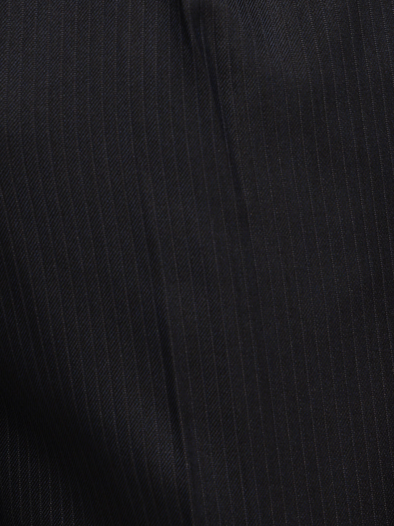 Pleated Striped Gurkha Trouser