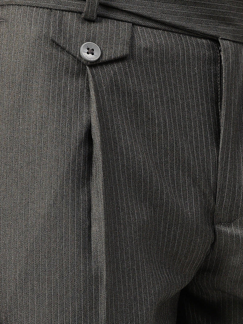 Grey Adjustable Gurkha Trouser