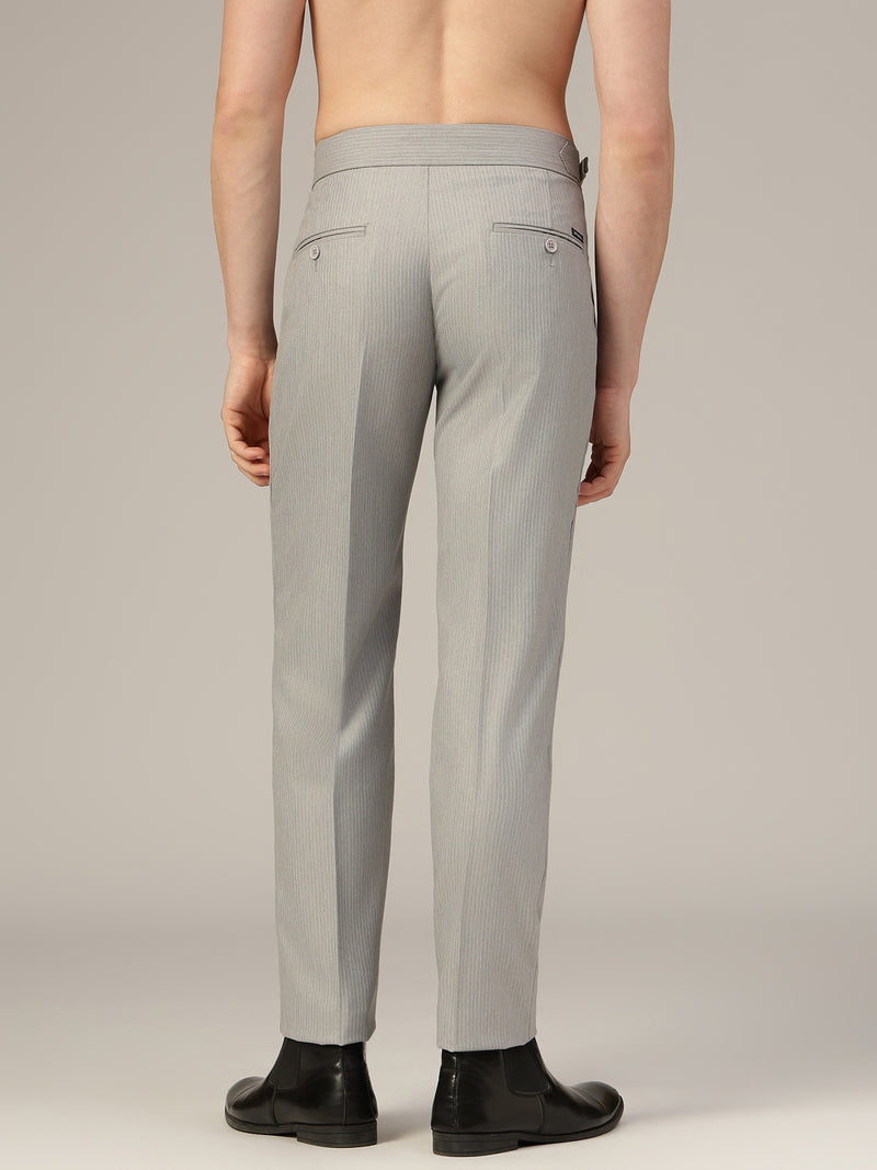 Light Grey Adjustable Gurkha Trouser
