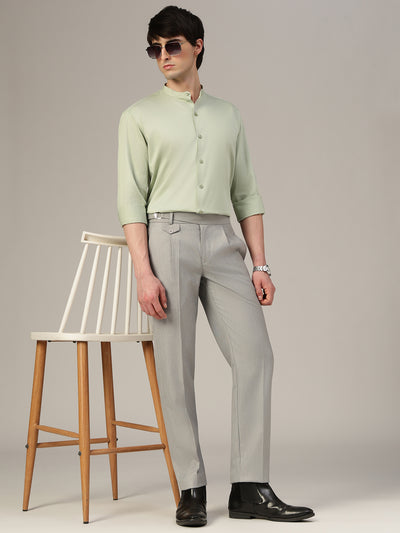 Light Grey Adjustable Gurkha Trouser