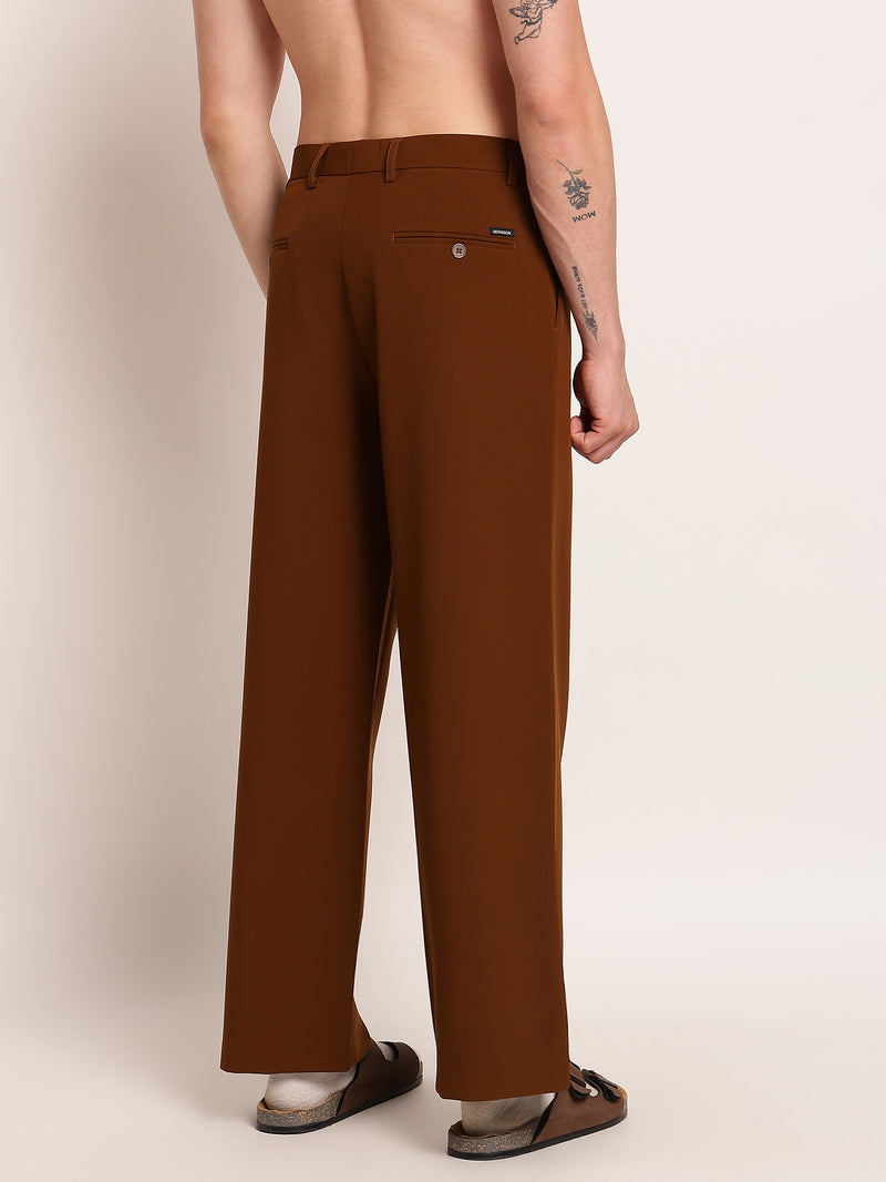 Wide Leg Pleated Trouser