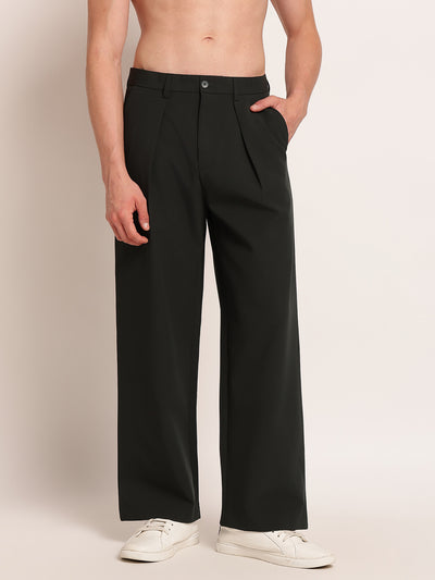 Wide Leg Pleated Trouser