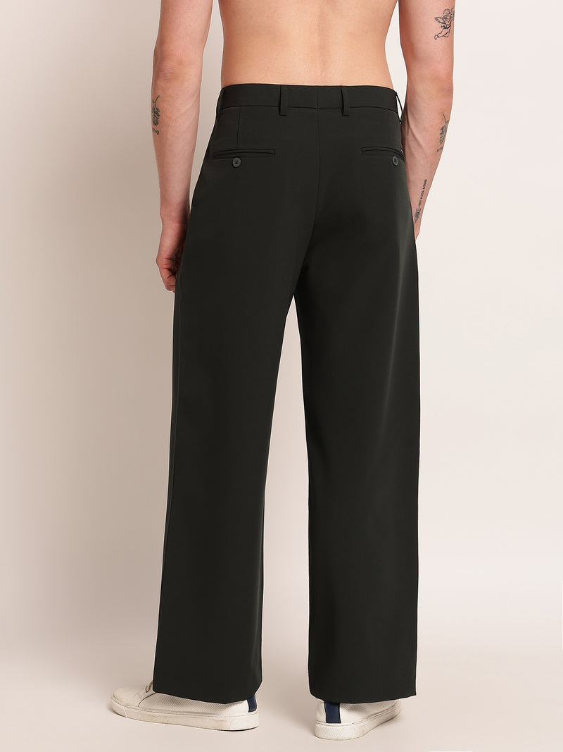 Wide Leg Pleated Trouser