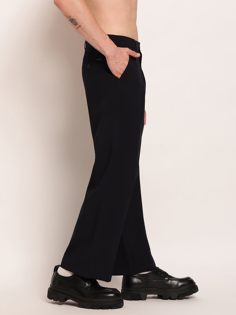 Wide Leg Pleated Trouser